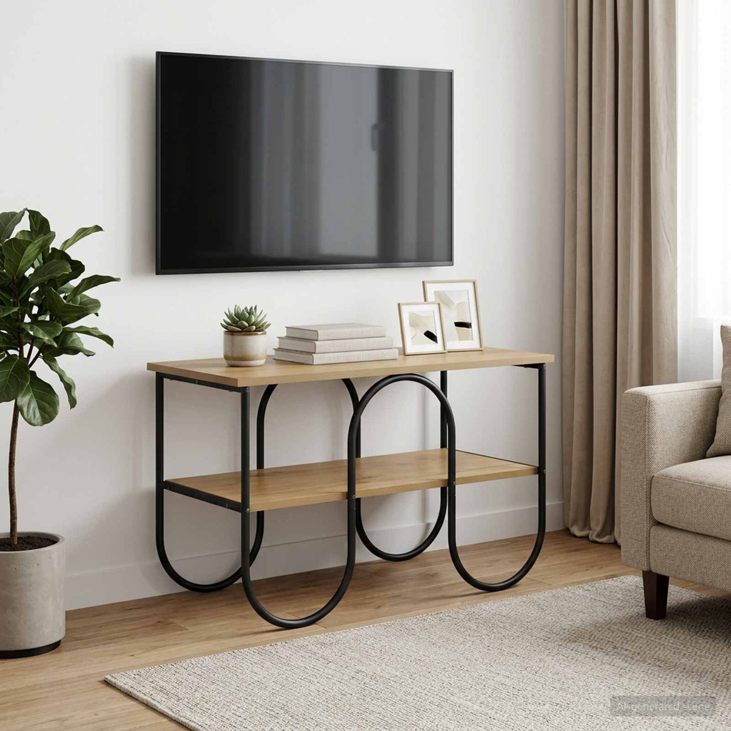 vidaXL Βάση TV 80 x 40 x 50 cm Artisan Δρυς Επεξεργασμένο Ξύλο
