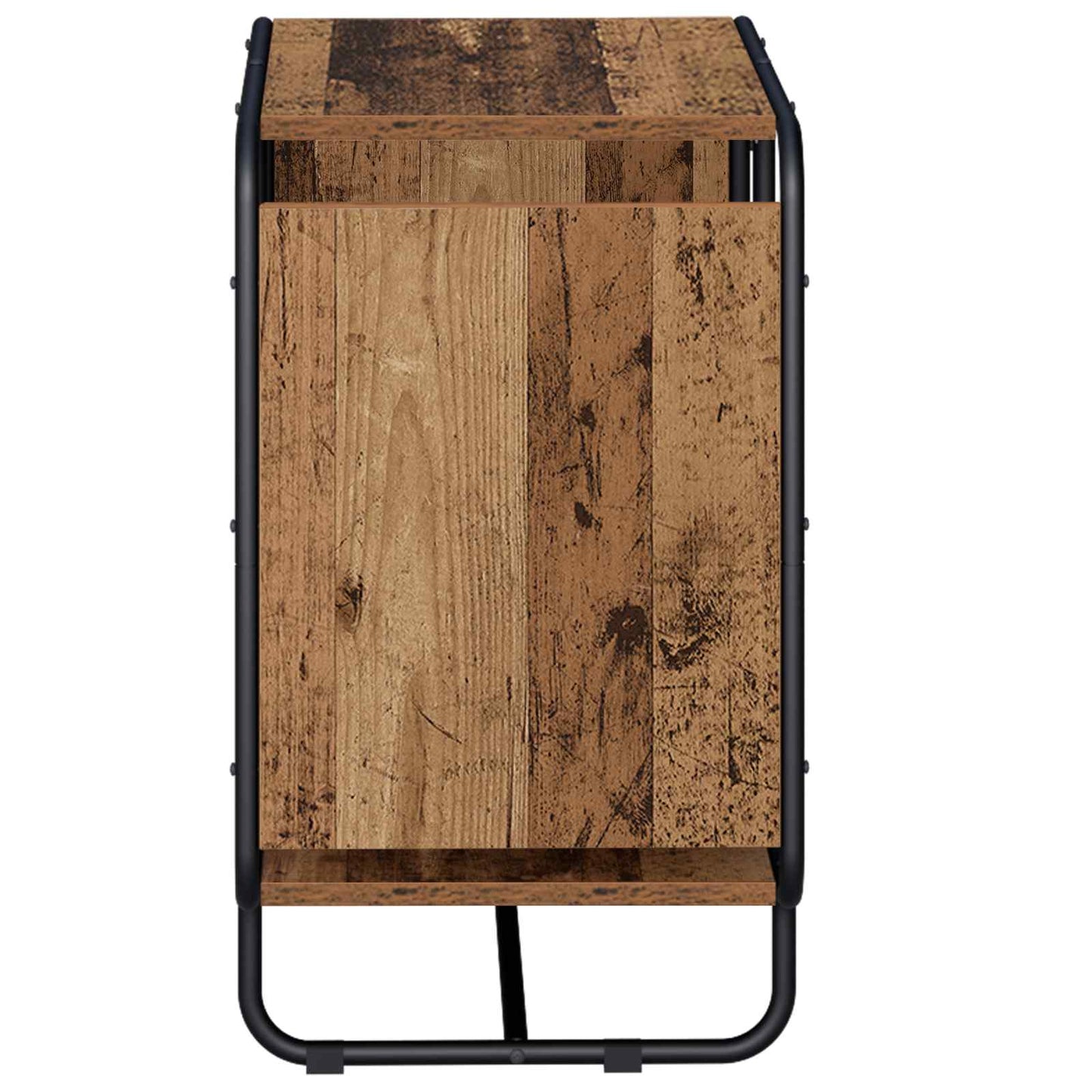 vidaXL Μπουφές Παλαιωμένο ξύλο 60 x 37,5 x 64,5 cm Επεξεργασμένο Ξύλο