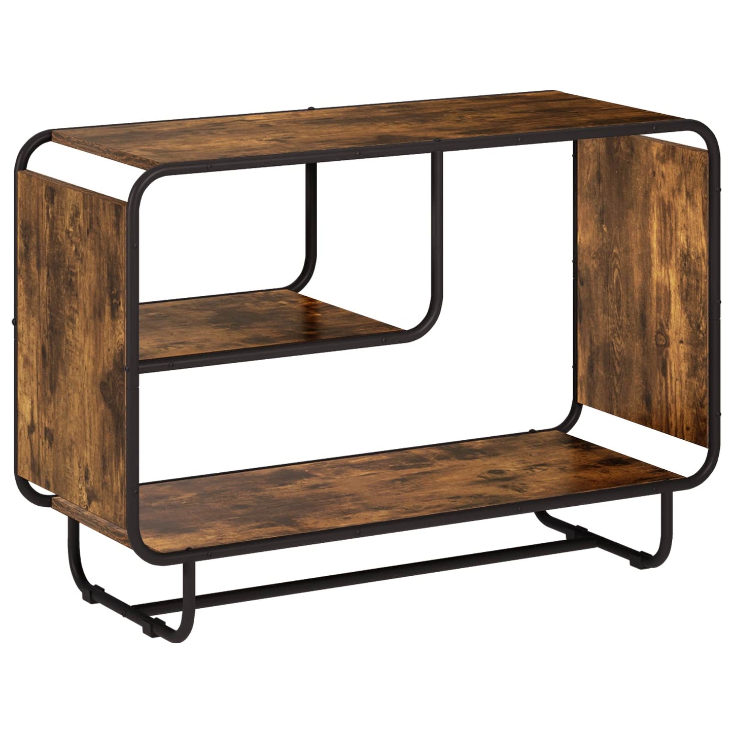 vidaXL Μπουφές Καπνισμένο Ξύλο Δρυός 93.5 x 37.5 x 64.5 cm