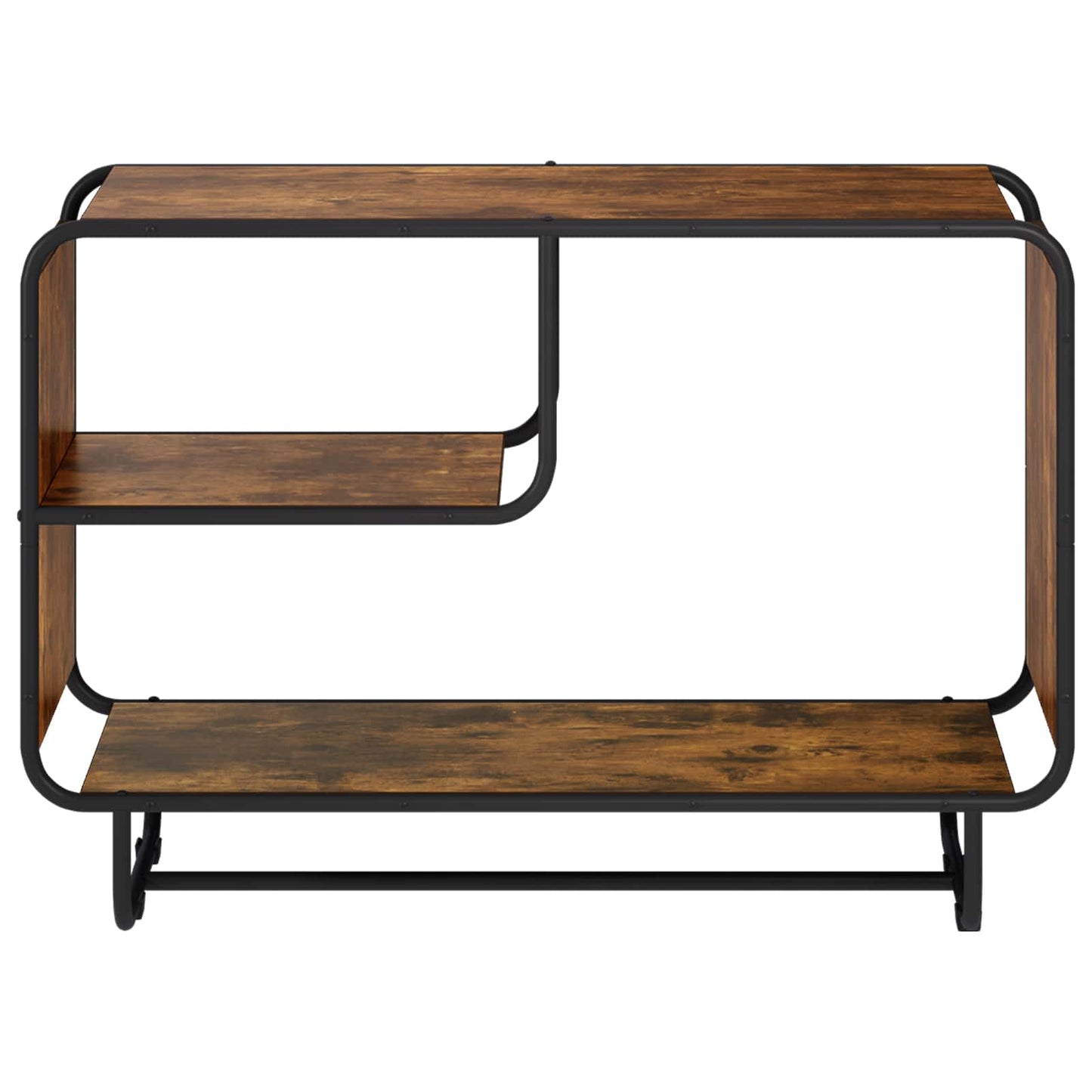 vidaXL Μπουφές Καπνισμένο Ξύλο Δρυός 93.5 x 37.5 x 64.5 cm
