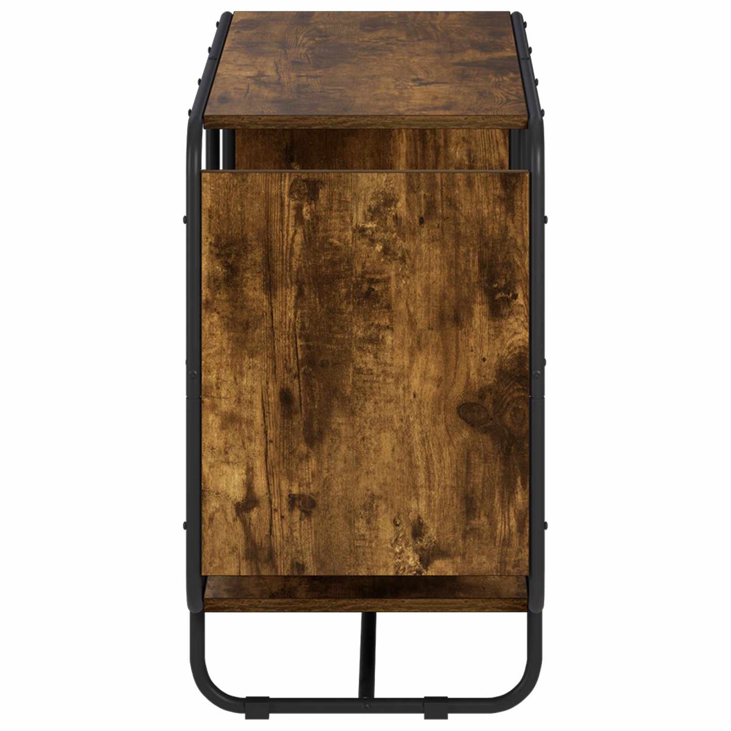vidaXL Μπουφές Καπνισμένο Ξύλο Δρυός 93.5 x 37.5 x 64.5 cm