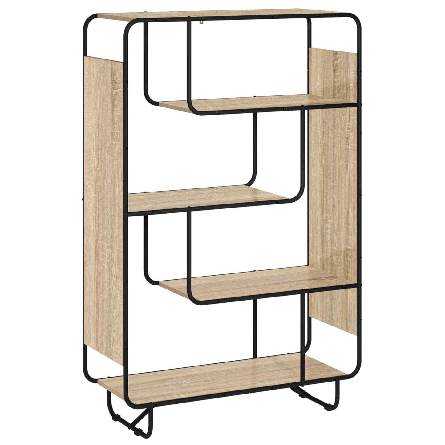 vidaXL Ψηλός μπουφές Sonoma Δρυς 93.5 x 37.5 x 144 cm