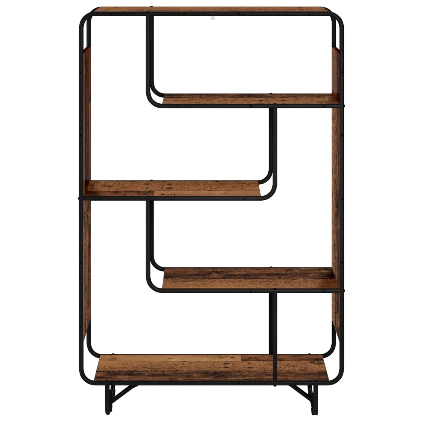 vidaXL Ψηλός μπουφές Παλαιωμένο ξύλο 93.5 x 37.5 x 144 cm
