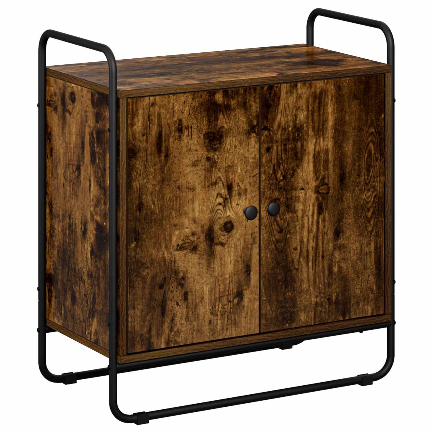 vidaXL Μπουφές Καπνισμένο Ξύλο Δρυός 68 x 35 x 75 cm