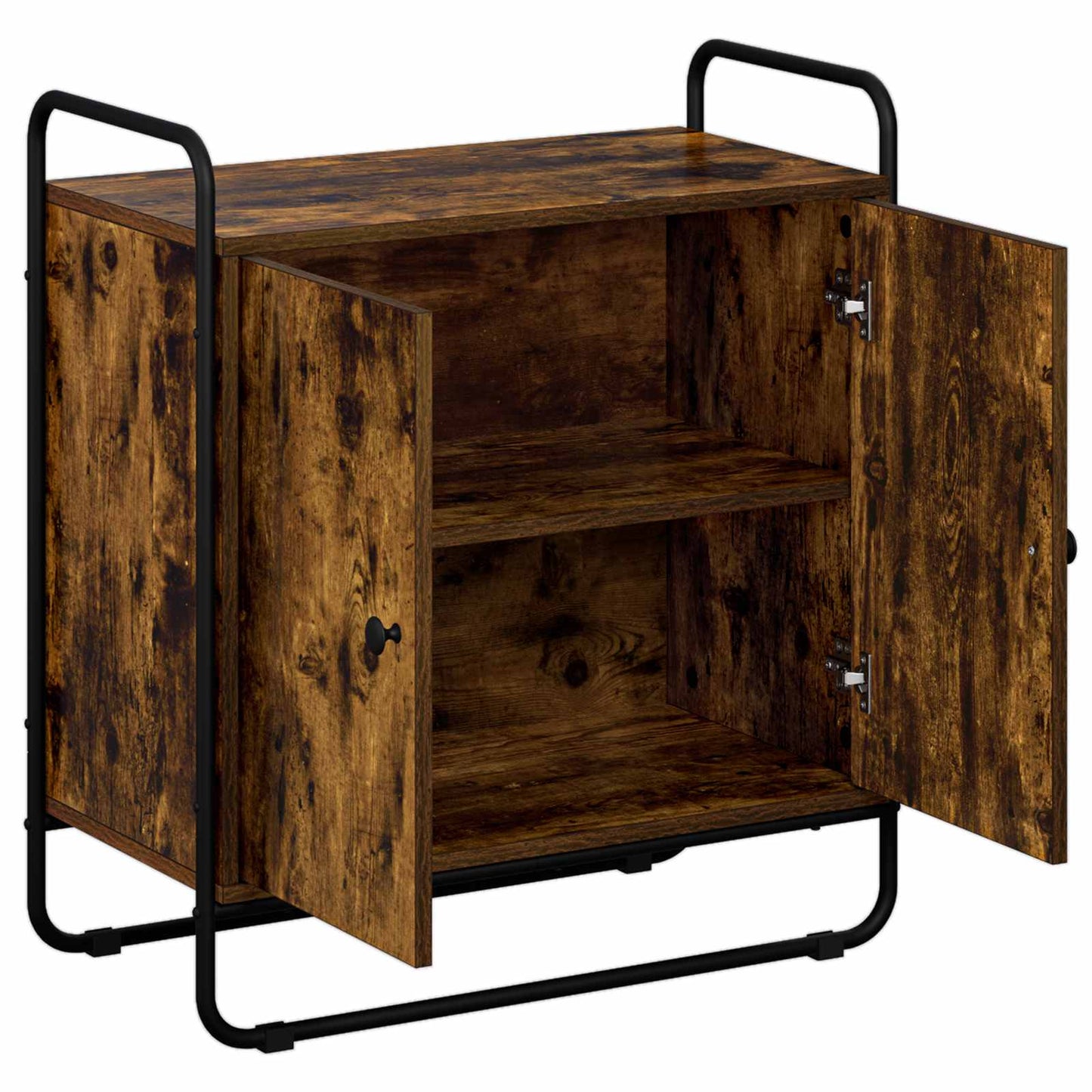 vidaXL Μπουφές Καπνισμένο Ξύλο Δρυός 68 x 35 x 75 cm