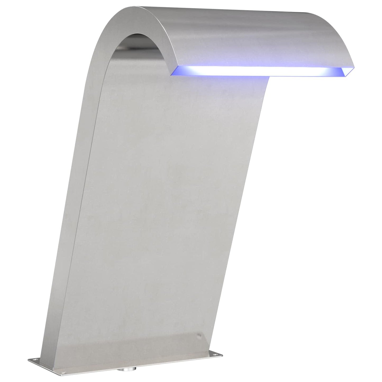 vidaXL Σιντριβάνι Πισίνας Ασημί 47 x 31 x 60 εκ. Ανοξείδωτο Ατσάλι