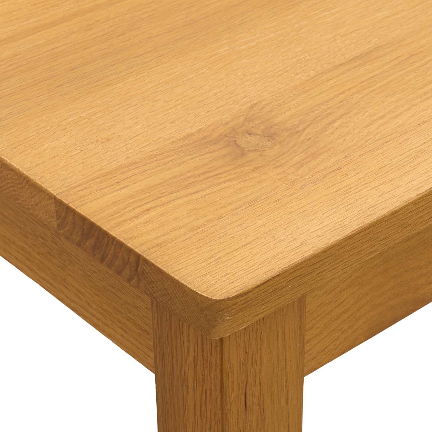 vidaXL Τραπεζαρία 110 x 75 x 75 εκ. Στερεό Ξύλο Δρυός Φυσικό