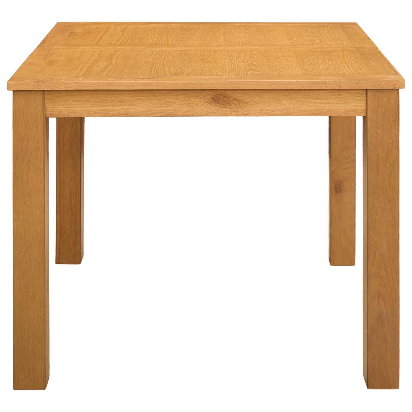 vidaXL Τραπεζαρία 90 x 90 x 75 cm Στερεό Ξύλο Δρυός Φυσικό τετράγωνο