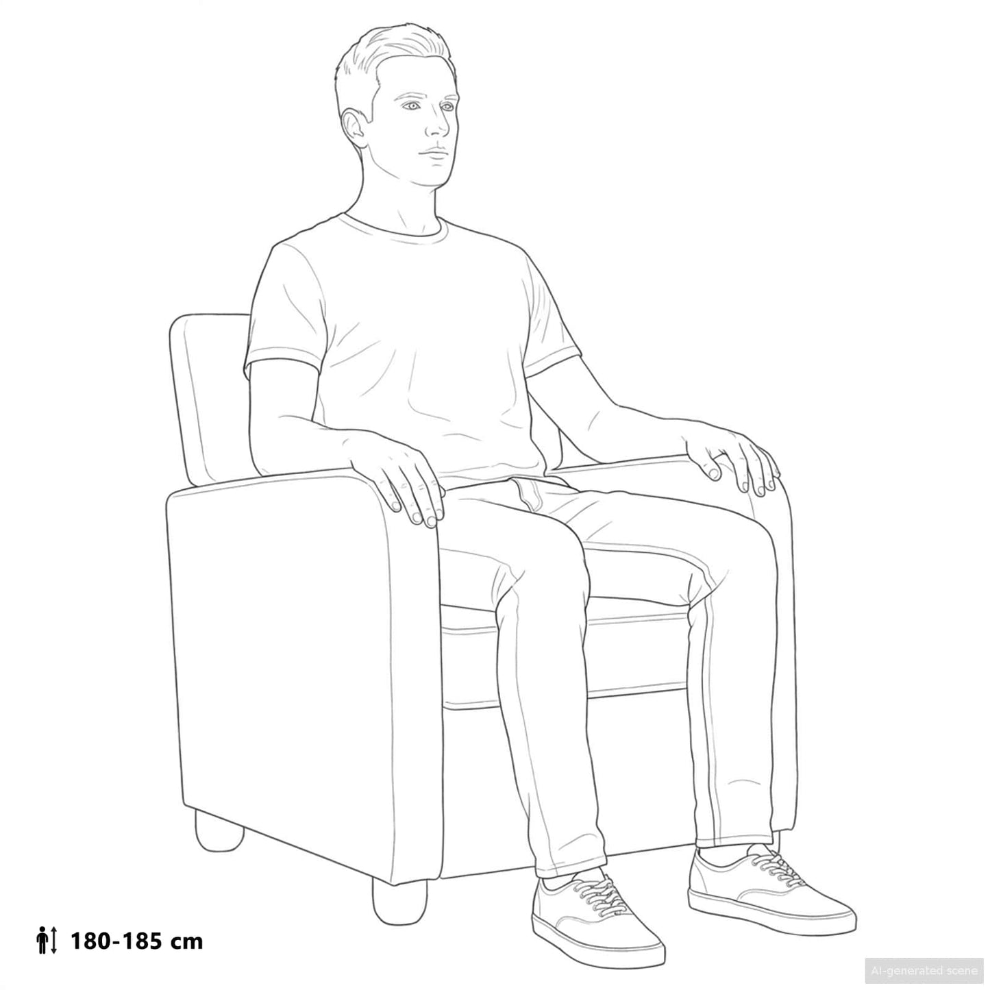 vidaXL Πολυθρόνα Γυαλιστερό Καφέ Τεχνητό Δέρμα