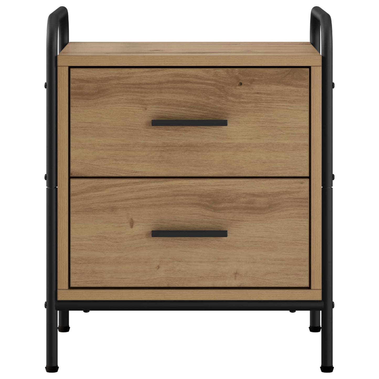 vidaXL Κομοδίνο 2 τμχ. Artisan Δρυς 40 x 30 x 50 cm Επεξεργασμένο Ξύλο