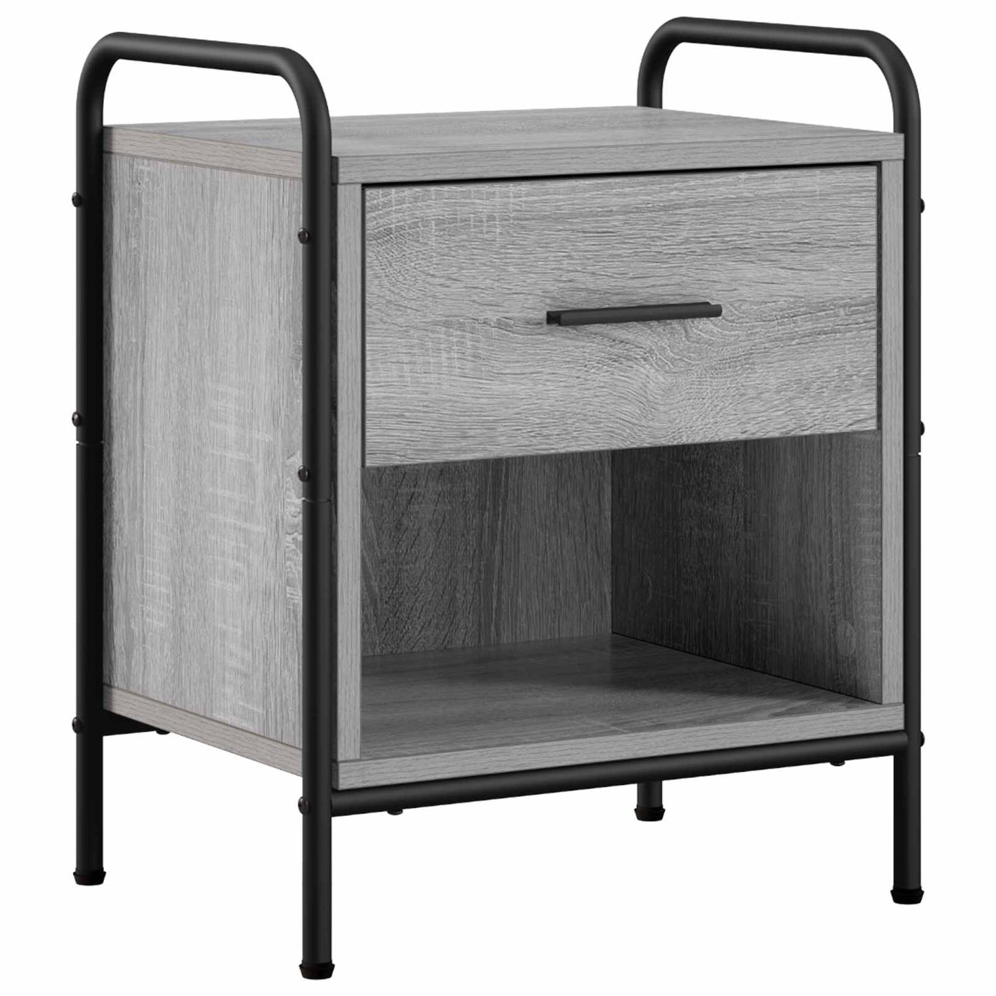 vidaXL Κομοδίνο 2 τμχ. Γκρι Sonoma 40 x 30 x 50 cm Επεξεργασμένο Ξύλο