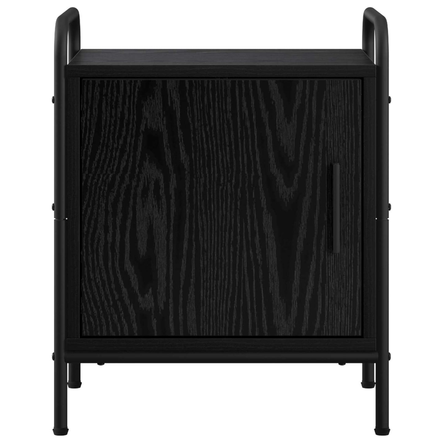 vidaXL Κομοδίνο Μαύρη Δρυς 40 x 30 x 50 cm Επεξεργασμένο Ξύλο