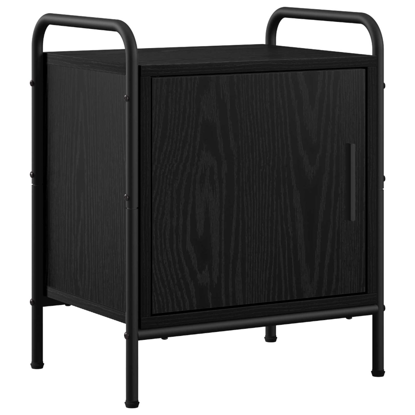 vidaXL Κομοδίνο 2 τμχ. Μαύρη Δρυς 40 x 30 x 50 cm Επεξεργασμένο Ξύλο