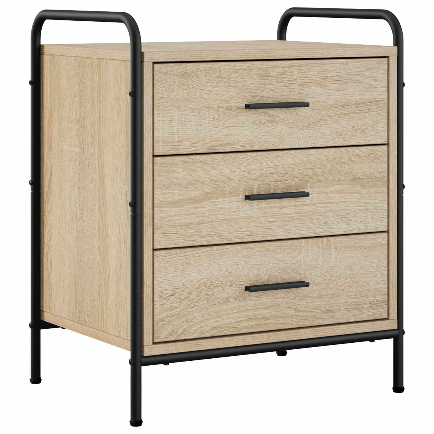 vidaXL Κομοδίνο 2 τμχ. Sonoma Δρυς 48 x 36,5 x 60 εκ