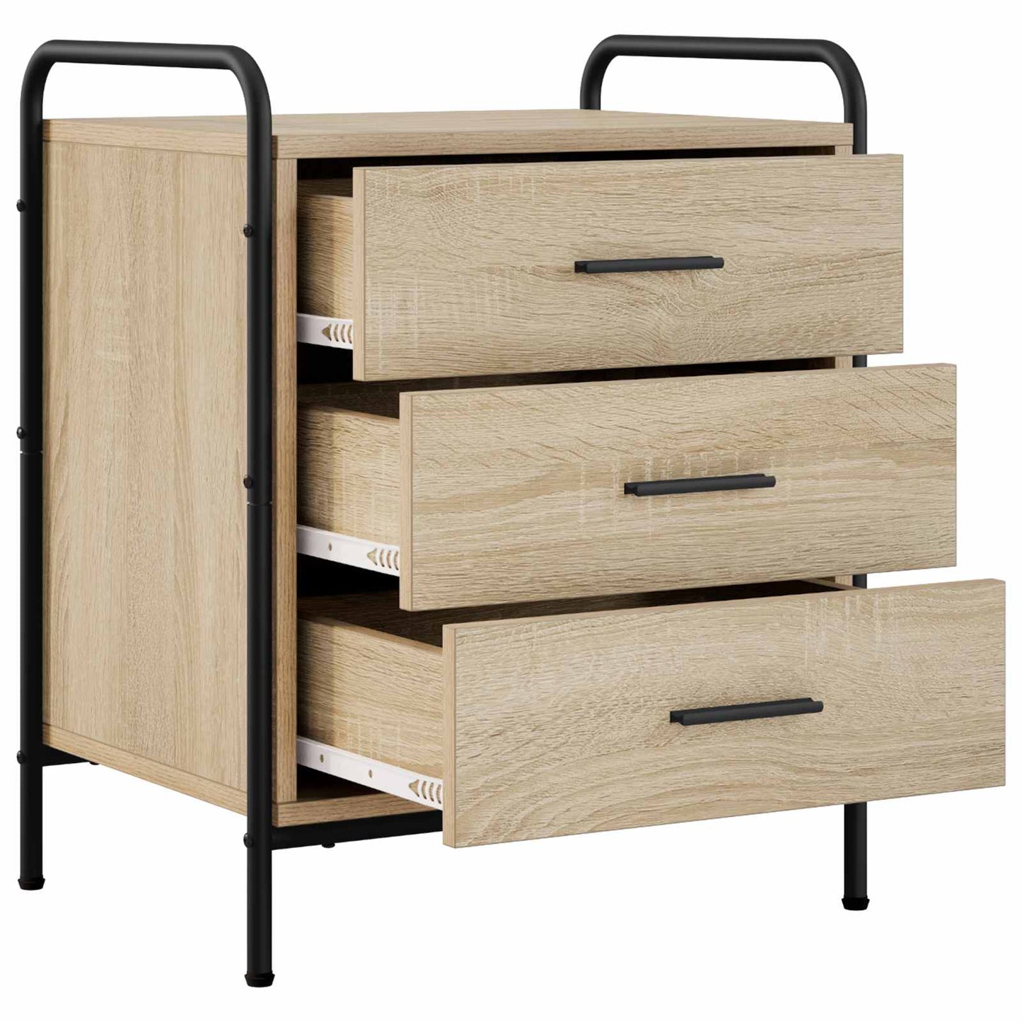 vidaXL Κομοδίνο 2 τμχ. Sonoma Δρυς 48 x 36,5 x 60 εκ