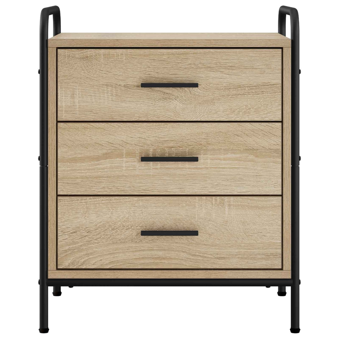 vidaXL Κομοδίνο 2 τμχ. Sonoma Δρυς 48 x 36,5 x 60 εκ