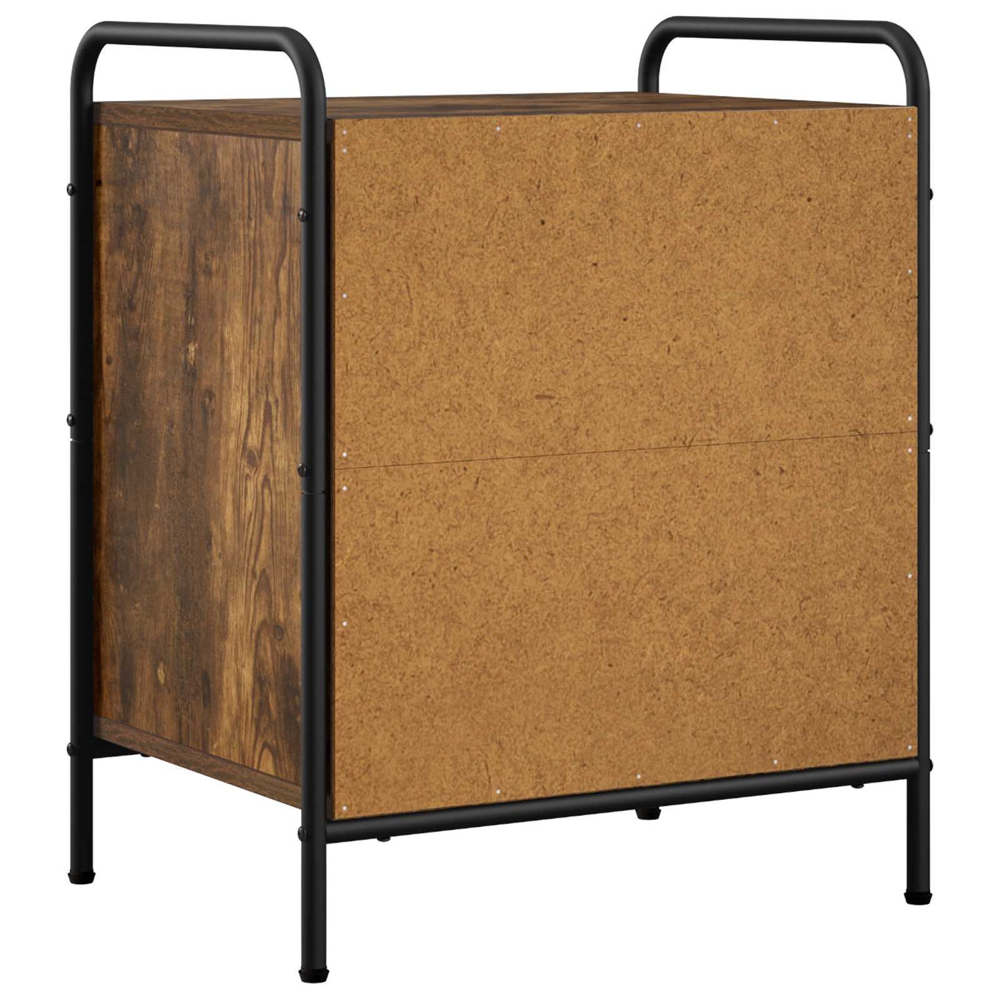 vidaXL Κομοδίνο Καπνισμένο Ξύλο Δρυός 48 x 36,5 x 60 εκ