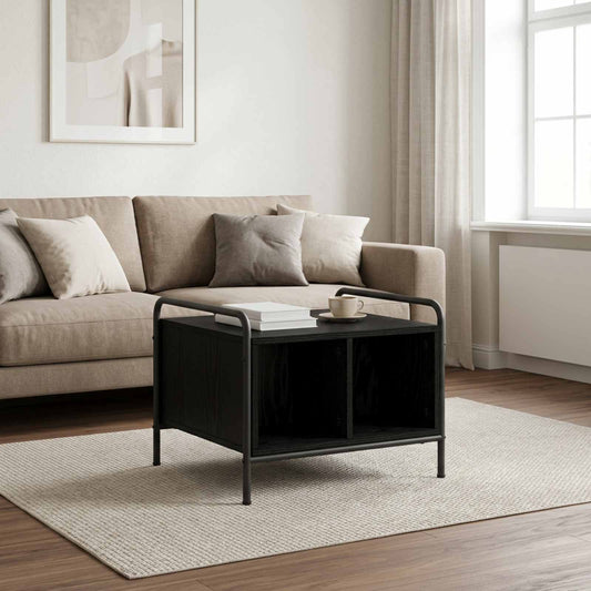 vidaXL Τραπεζάκι σαλονιού Μαύρη Δρυς 50 x 49 x 41 εκ.