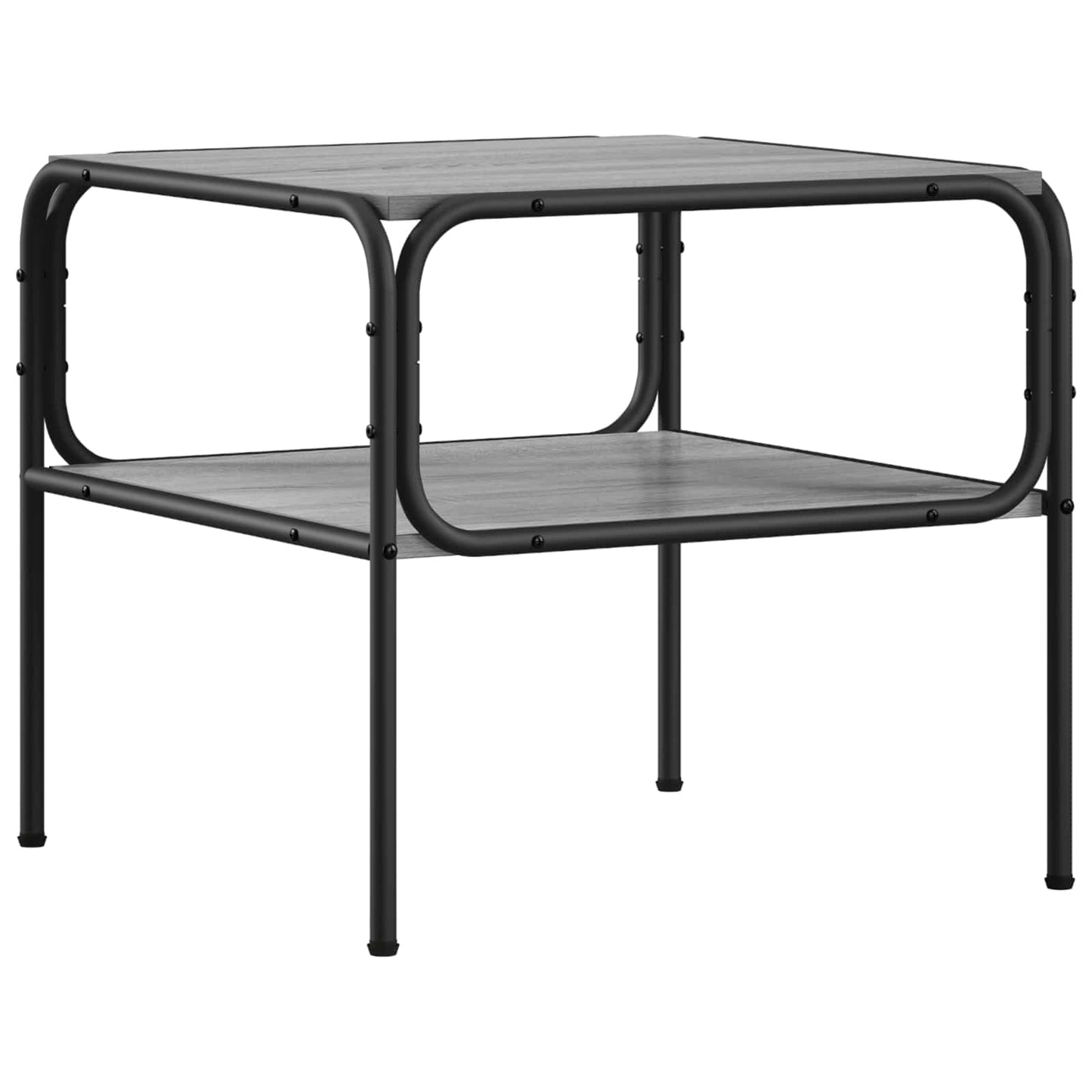 vidaXL Τραπεζάκι Πλευράς Γκρι Sonoma 100 x 50 x 46 εκ