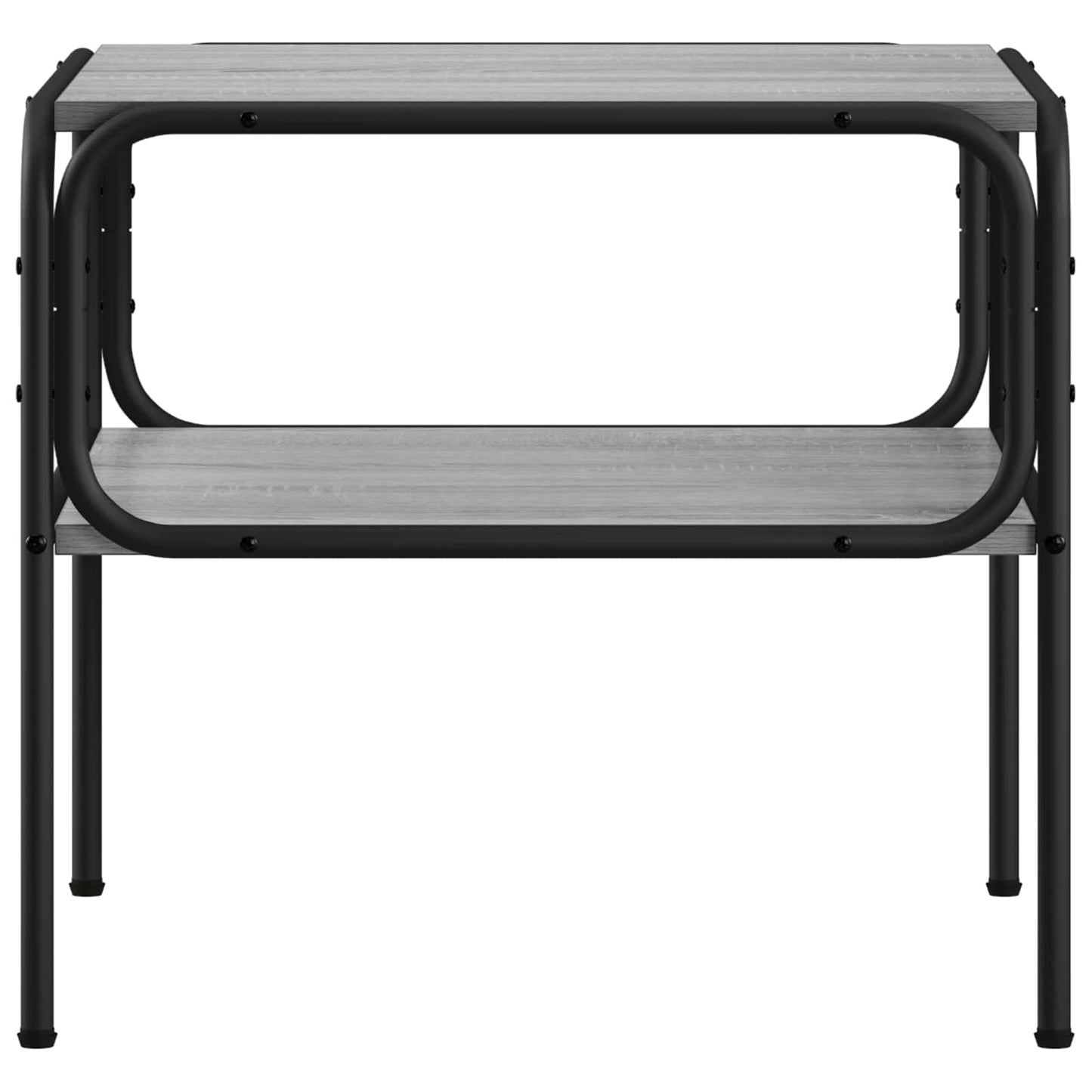 vidaXL Τραπεζάκι Πλευράς Γκρι Sonoma 100 x 50 x 46 εκ