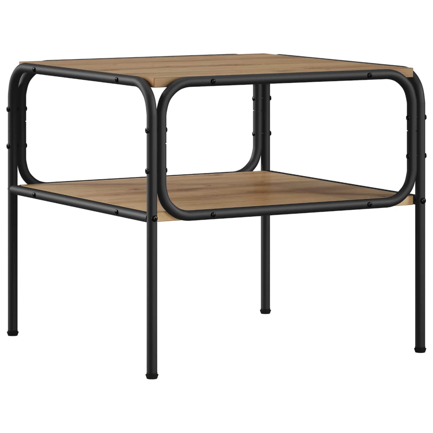 vidaXL Τραπεζάκι Πλευράς Artisan Δρυς 100 x 50 x 46 εκ