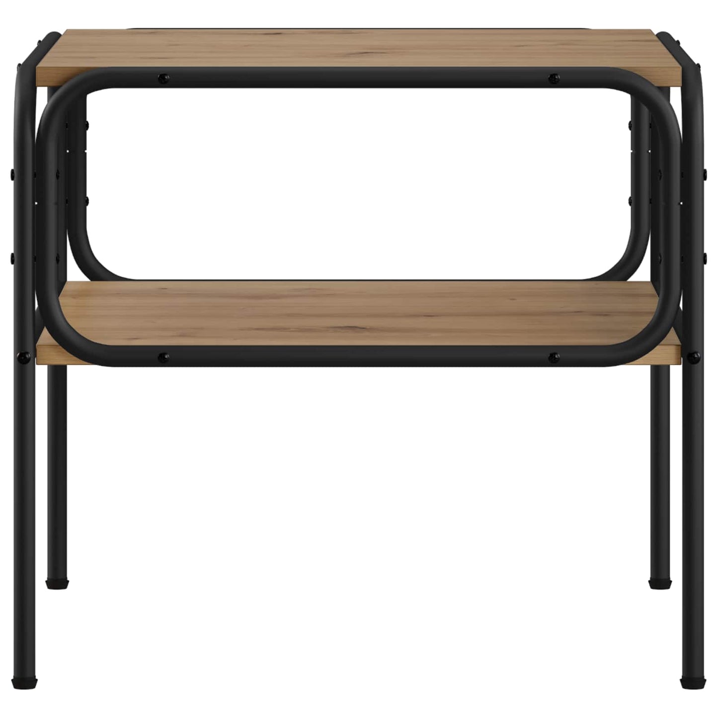 vidaXL Τραπεζάκι Πλευράς Artisan Δρυς 100 x 50 x 46 εκ
