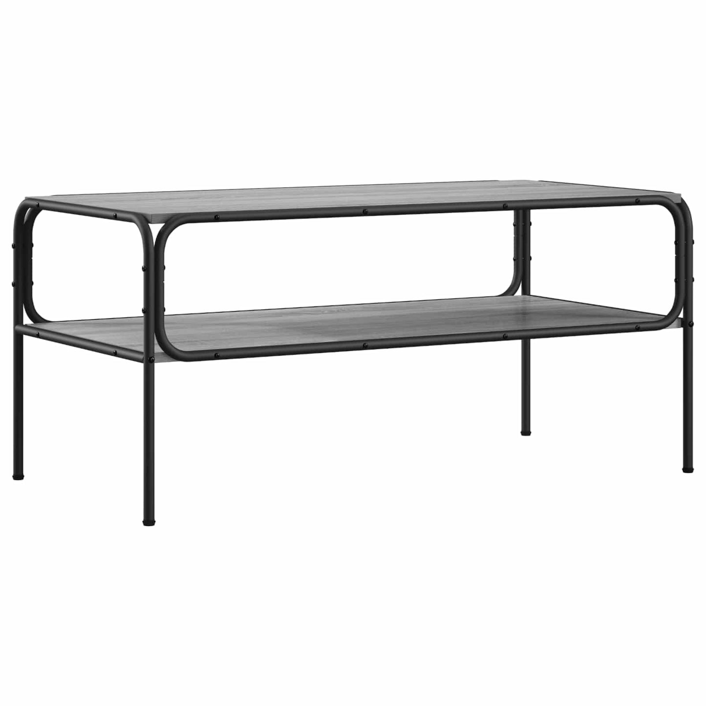vidaXL Τραπεζάκι Πλευράς Γκρι Sonoma 100 x 50 x 46 εκ