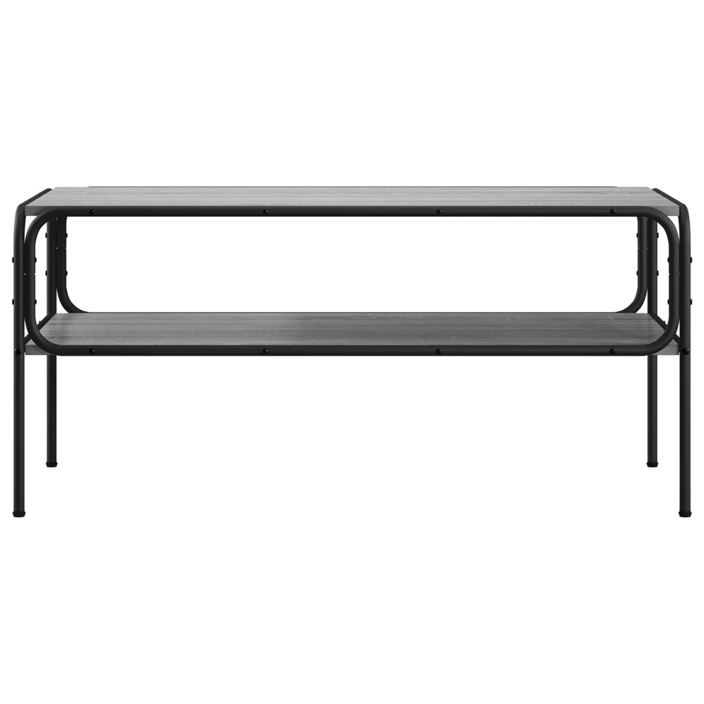 vidaXL Τραπεζάκι Πλευράς Γκρι Sonoma 100 x 50 x 46 εκ