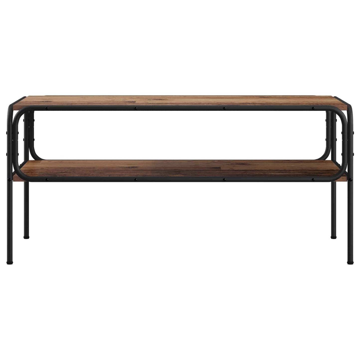 vidaXL Τραπεζάκι Πλευράς Παλαιωμένο ξύλο 100 x 50 x 46 εκ