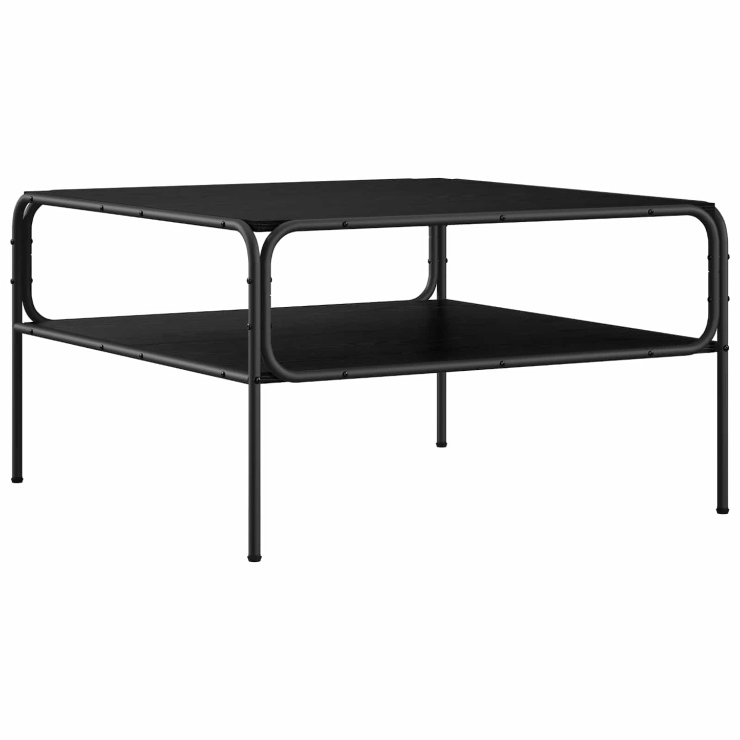 vidaXL Τραπεζάκι Πλευράς Μαύρη Δρυς 100 x 50 x 46 εκ