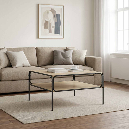 vidaXL Τραπεζάκι Πλευράς Sonoma Δρυς 100 x 50 x 46 εκ