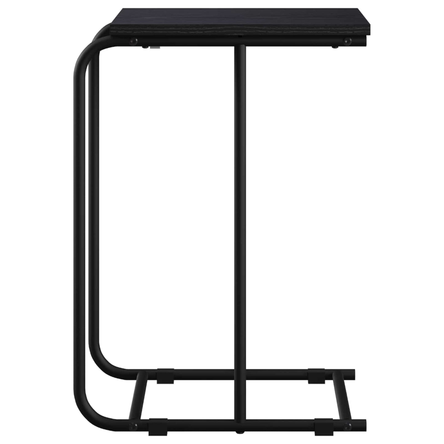 vidaXL Τραπεζάκι Πλευράς Μαύρη Δρυς 40 x 31 x 55 εκ Επεξεργασμένο Ξύλο