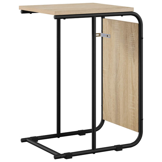 vidaXL Τραπεζάκι Πλευράς Sonoma Δρυς 40 x 31 x 55 εκ