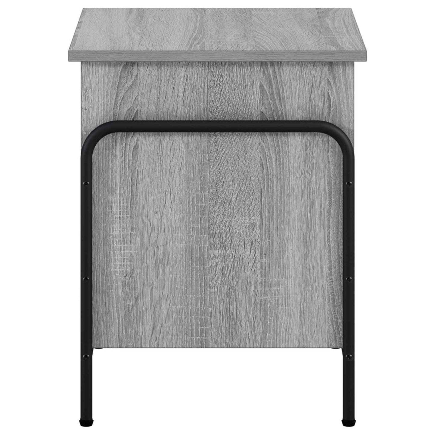 vidaXL Κουτί αποθήκευσης Γκρι Sonoma 80 x 40 x 49,5 εκ