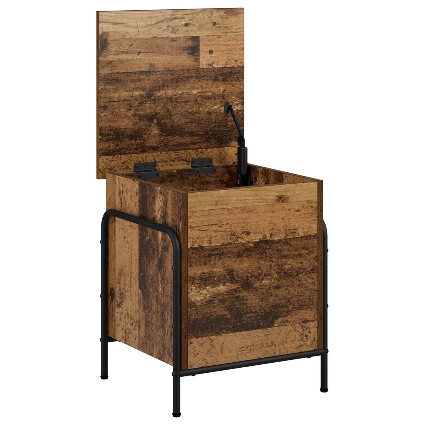 vidaXL Κουτί αποθήκευσης Παλαιωμένο ξύλο 80 x 40 x 49,5 εκ