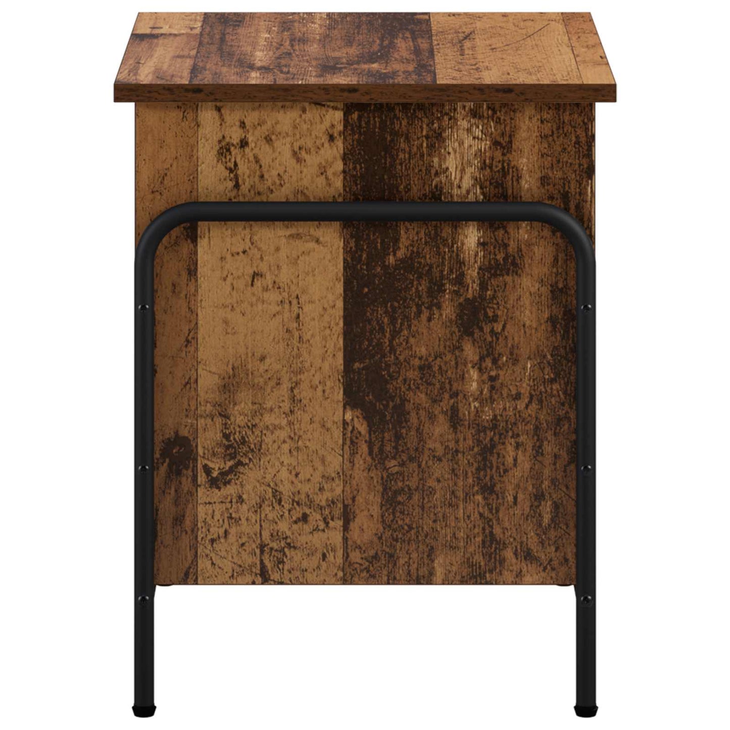 vidaXL Κουτί αποθήκευσης Παλαιωμένο ξύλο 80 x 40 x 49,5 εκ