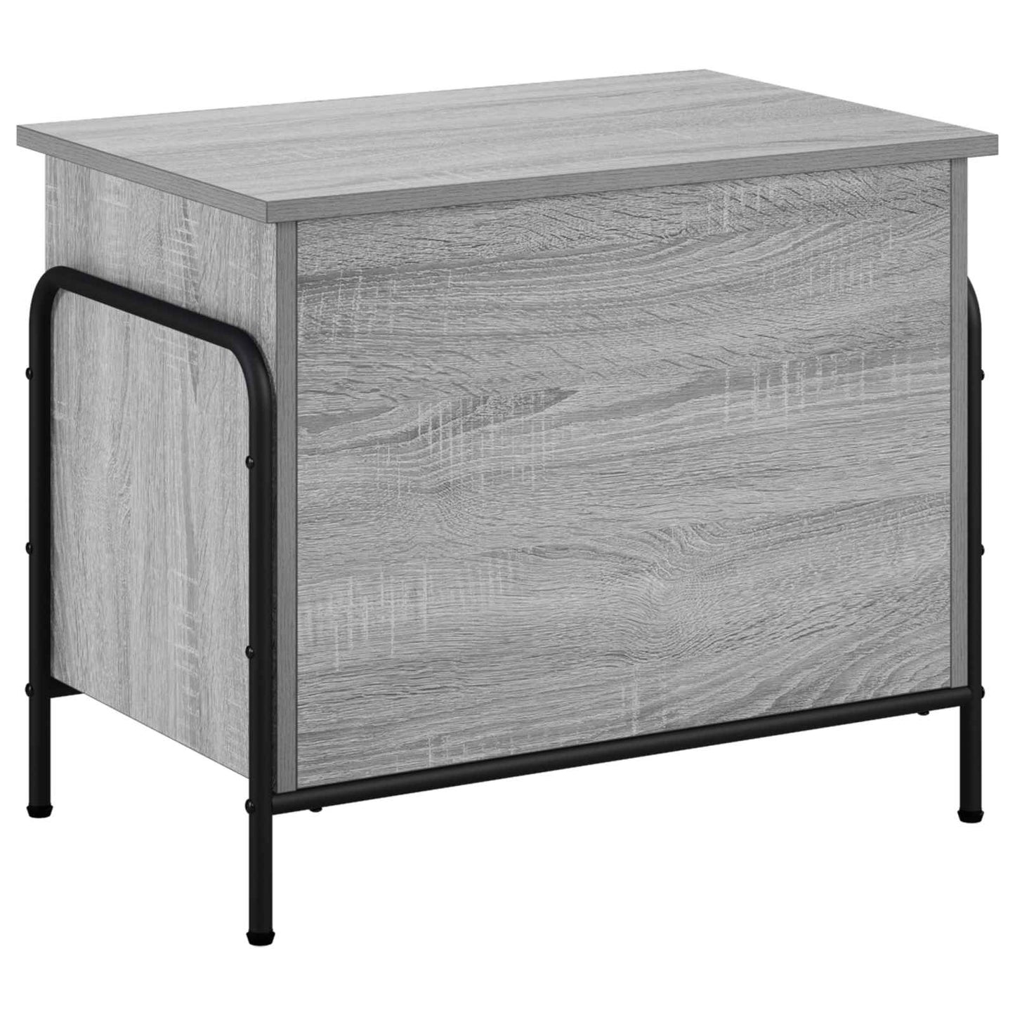 vidaXL Κουτί αποθήκευσης Γκρι Sonoma 80 x 40 x 49,5 εκ