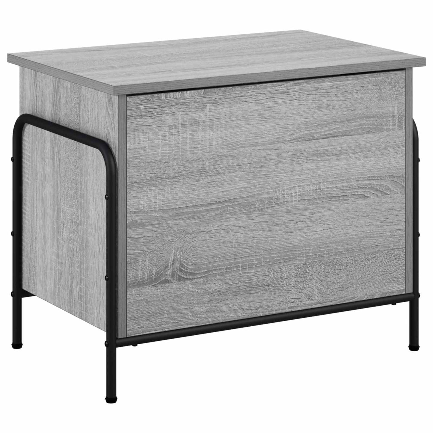 vidaXL Κουτί αποθήκευσης Γκρι Sonoma 80 x 40 x 49,5 εκ