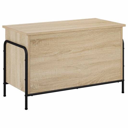 vidaXL Κουτί αποθήκευσης Sonoma Δρυς 80 x 40 x 49,5 εκ