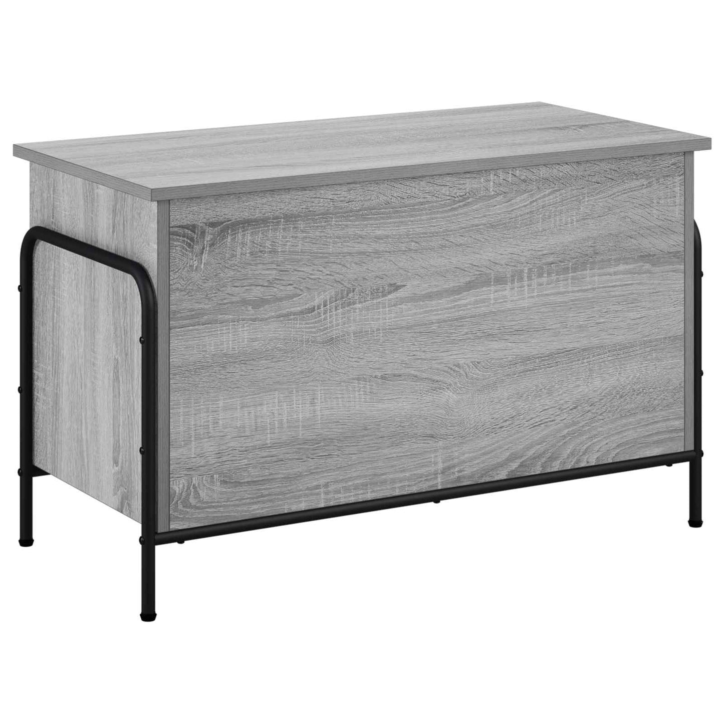 vidaXL Κουτί αποθήκευσης Γκρι Sonoma 80 x 40 x 49,5 εκ