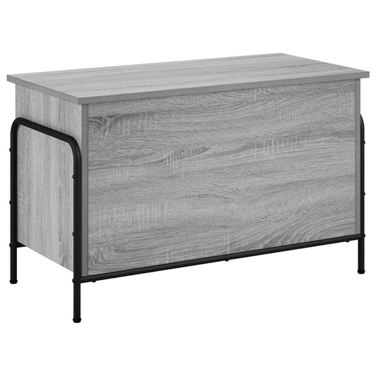 vidaXL Κουτί αποθήκευσης Γκρι Sonoma 80 x 40 x 49,5 εκ