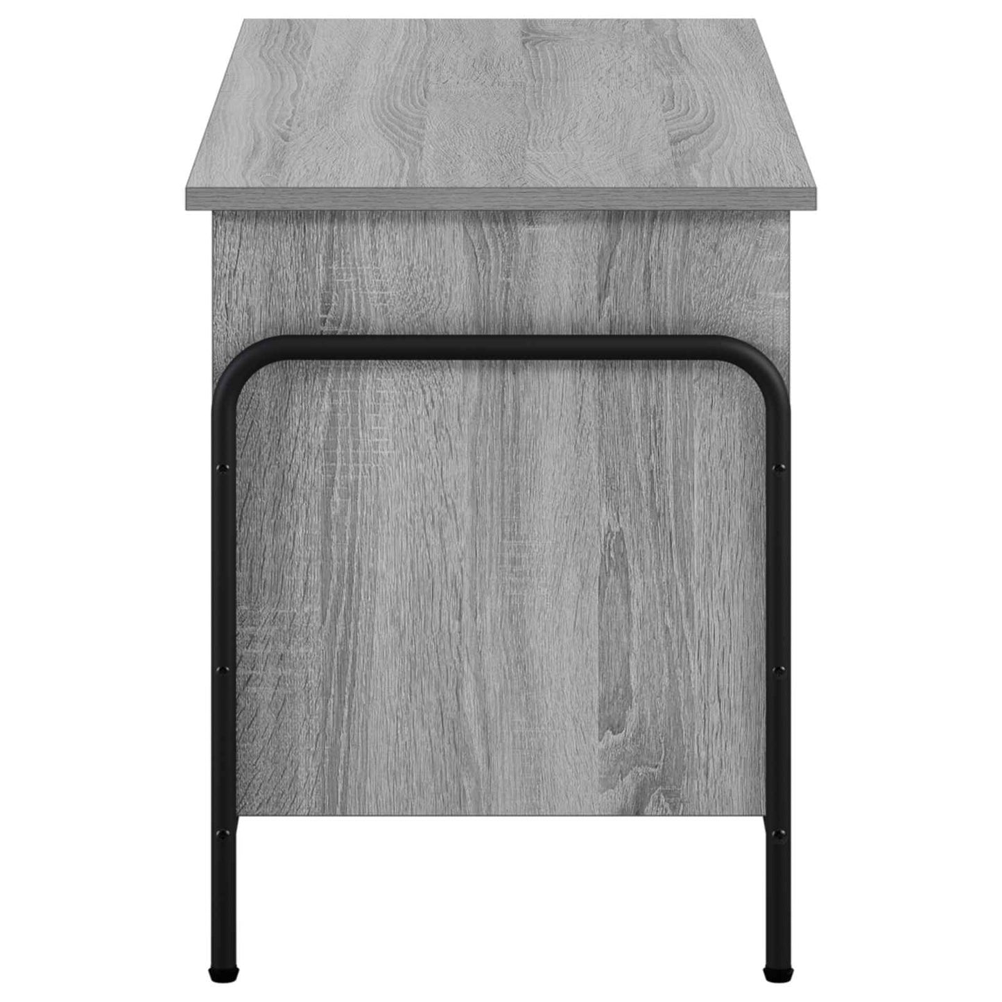 vidaXL Κουτί αποθήκευσης Γκρι Sonoma 80 x 40 x 49,5 εκ