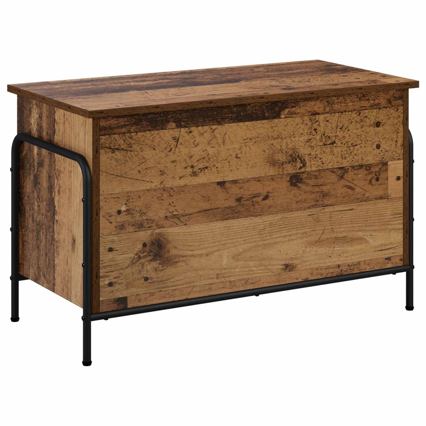 vidaXL Κουτί αποθήκευσης Παλαιωμένο ξύλο 80 x 40 x 49,5 εκ