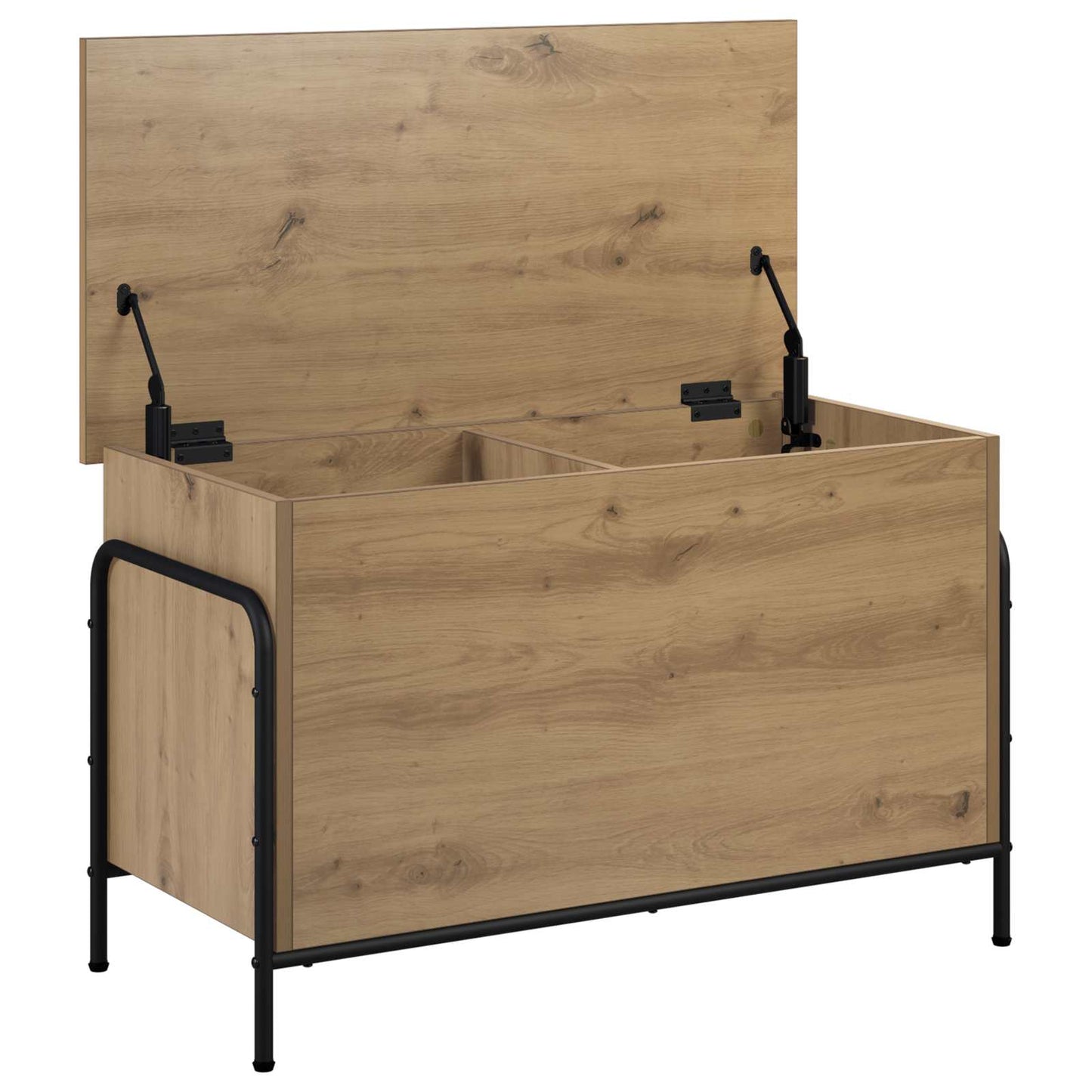 vidaXL Κουτί αποθήκευσης Artisan Δρυς 80 x 40 x 49,5 εκ
