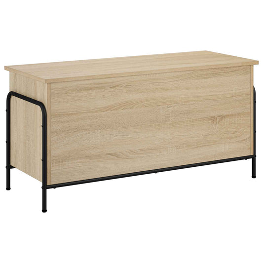 vidaXL Κουτί αποθήκευσης Sonoma Δρυς 80 x 40 x 49,5 εκ