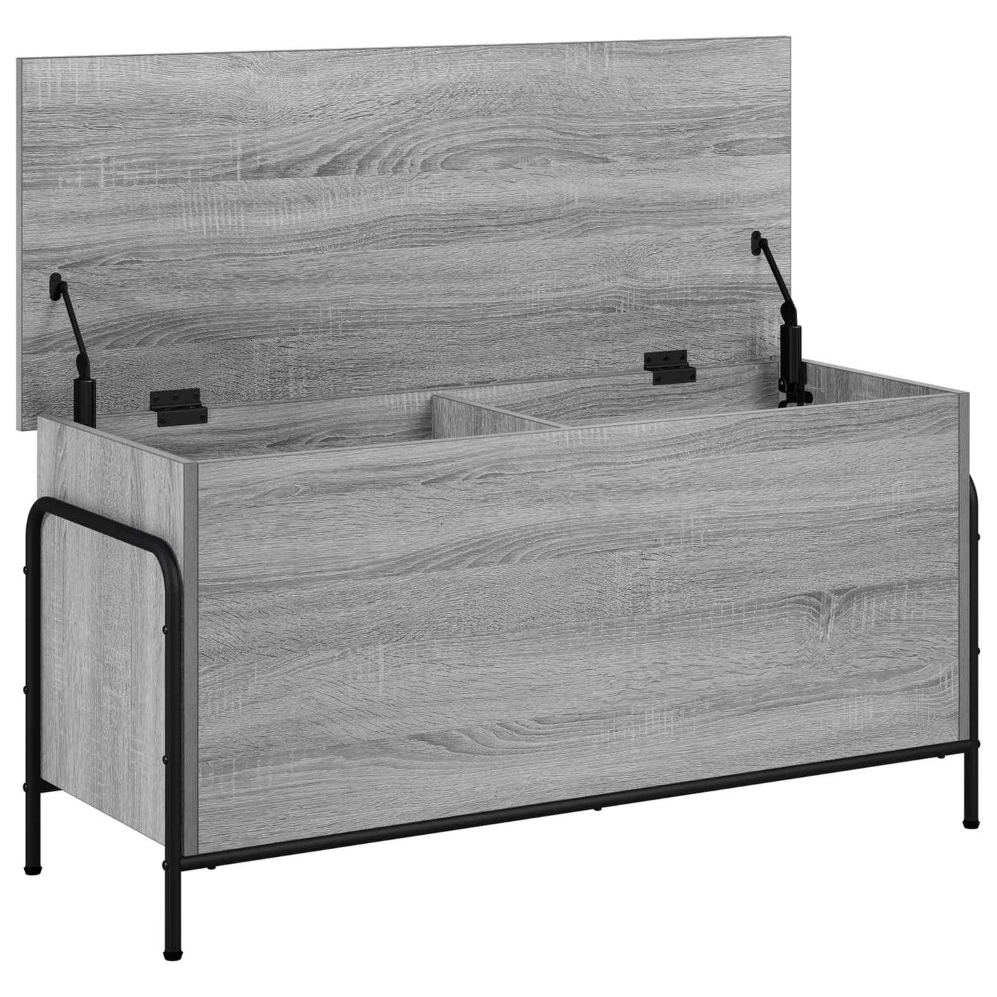 vidaXL Κουτί αποθήκευσης Γκρι Sonoma 80 x 40 x 49,5 εκ