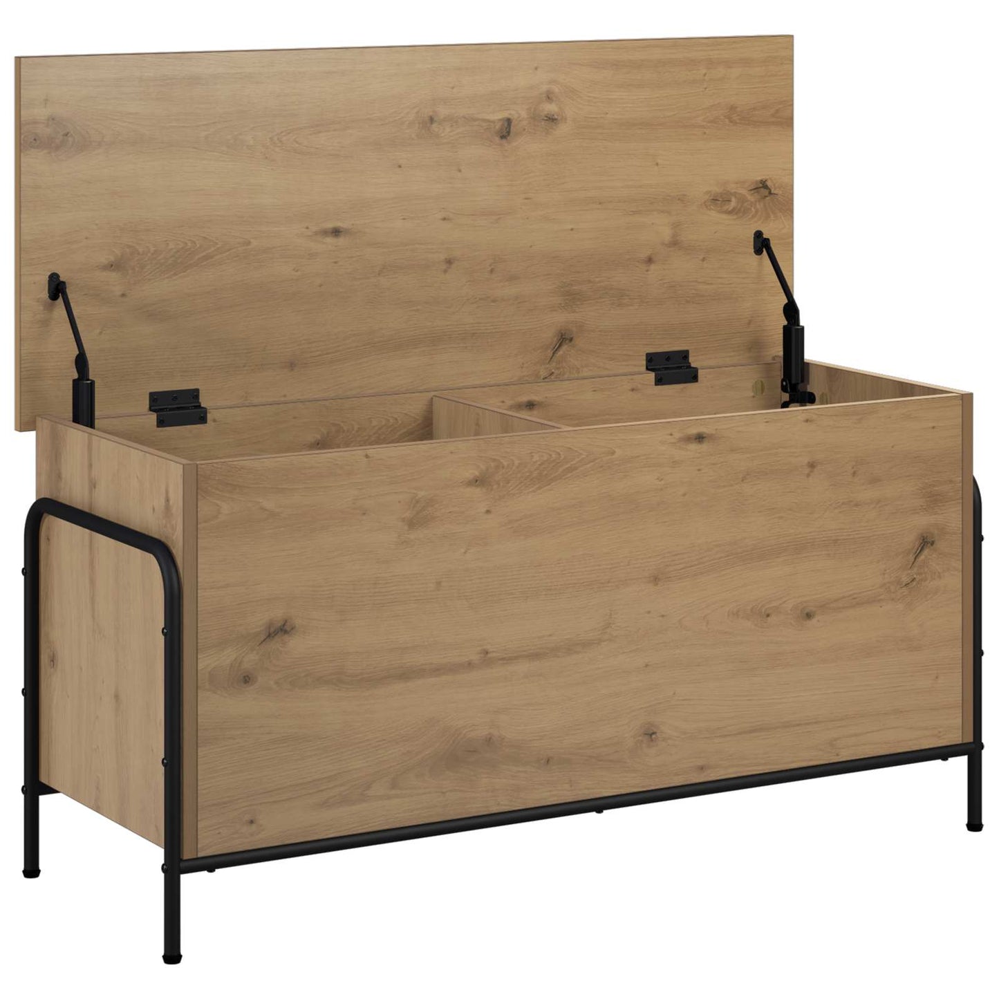 vidaXL Κουτί αποθήκευσης Artisan Δρυς 80 x 40 x 49,5 εκ