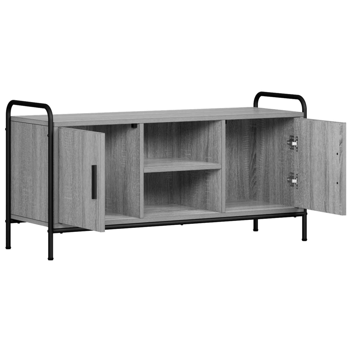 vidaXL Ντουλάπι TV 99 x 33 x 50 εκ. Γκρι Sonoma Επεξεργασμένο Ξύλο