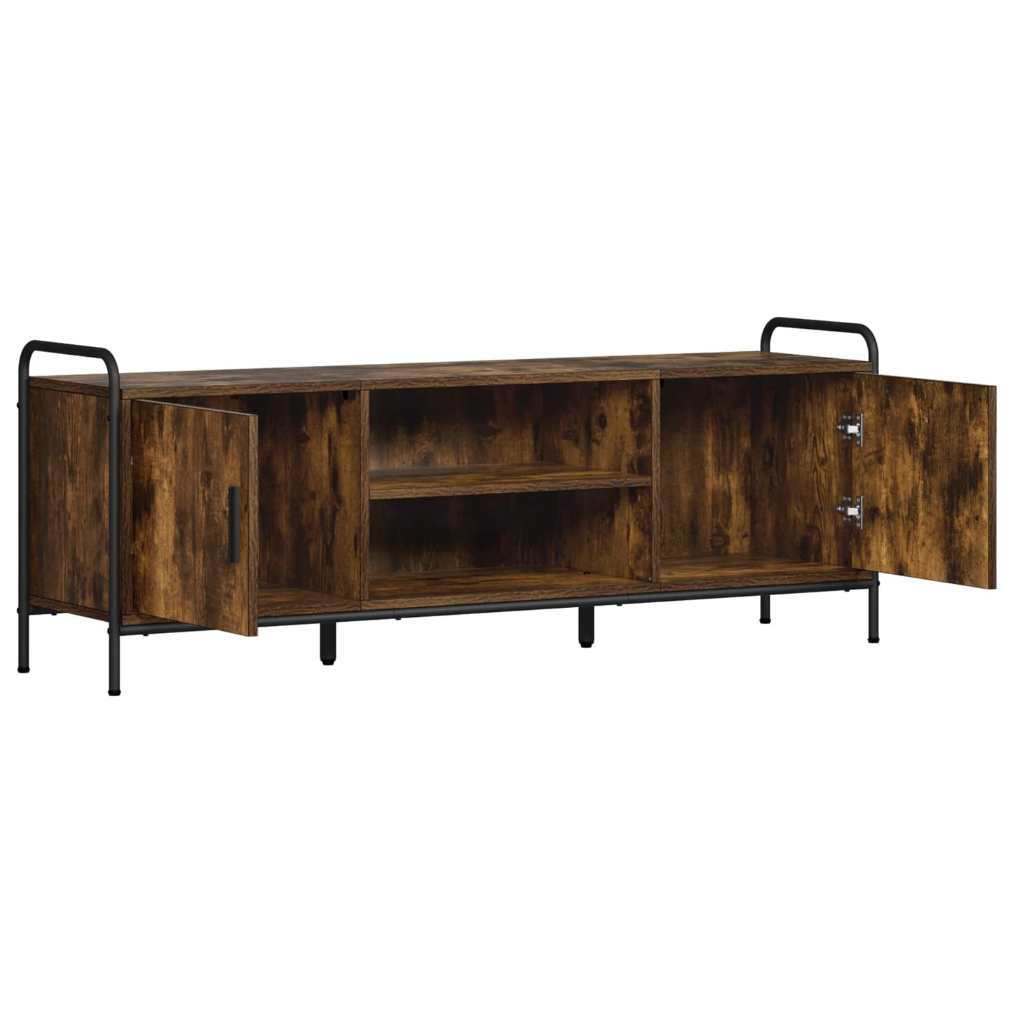 vidaXL Ντουλάπι TV 133 x 33 x 50 εκ. Καπνισμένο Ξύλο Δρυός