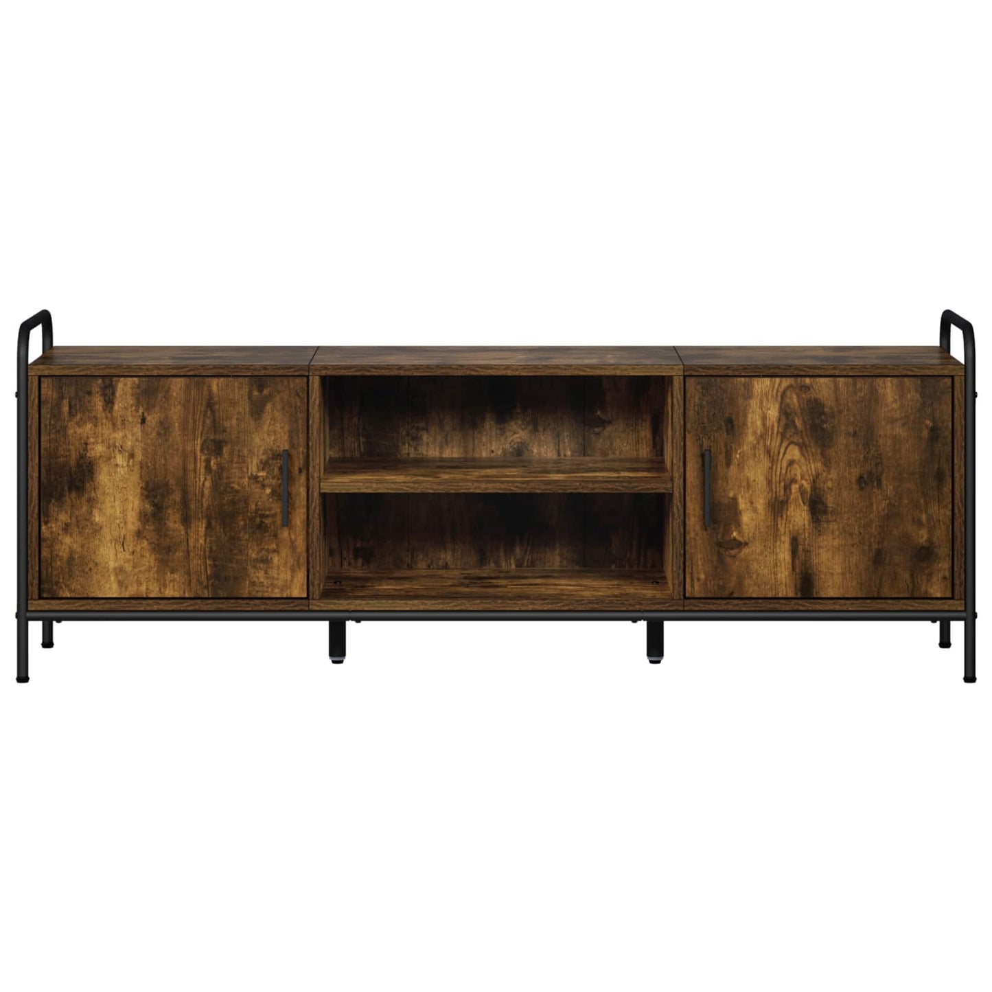vidaXL Ντουλάπι TV 133 x 33 x 50 εκ. Καπνισμένο Ξύλο Δρυός